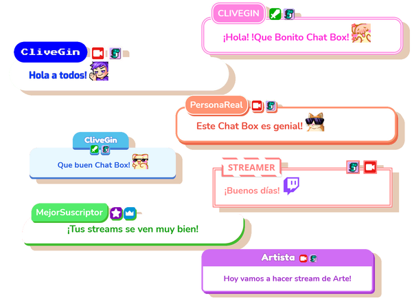 Chat Box CliveGin ChatBox v1 Chat Boxes